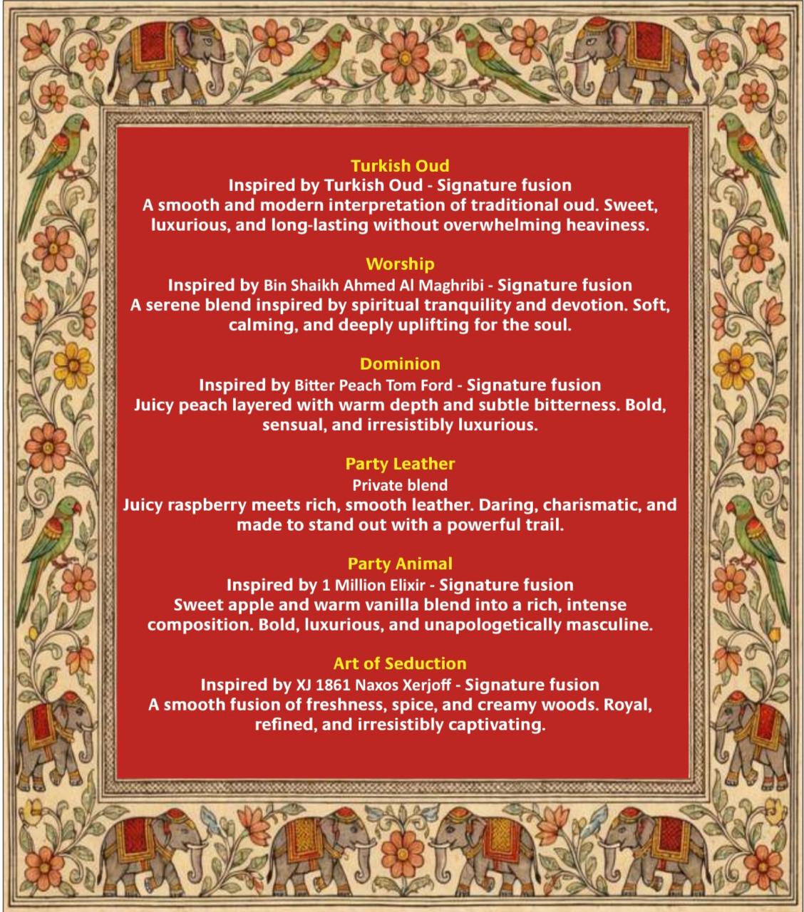 -भीष्म- The beast | Sample Discovery Set – 10 Mini Perfume Sprays (8ml Each)