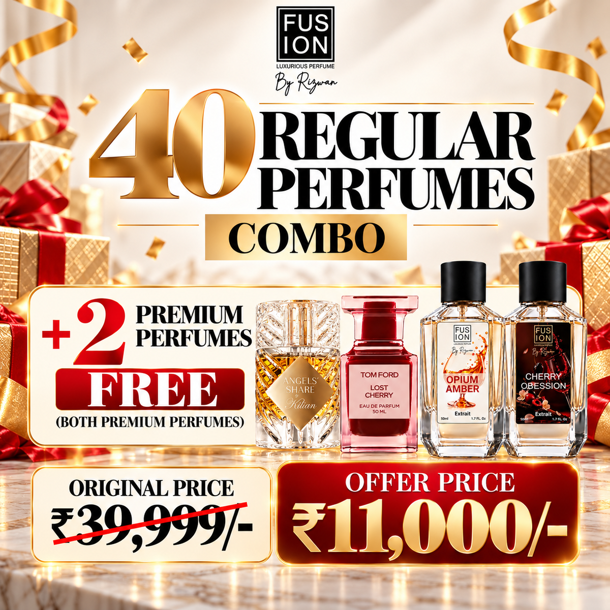 40 ANY REGULAR PERFUME COMBO