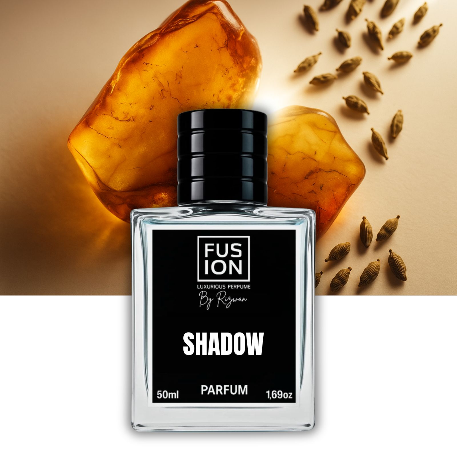 Shadow by Fusion by Rizwan - EDP perfume bottle