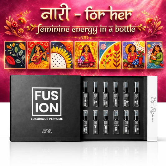 -नारी- For her For him | Sample Discovery Set – 10 Mini Perfume Sprays (8ml Each)